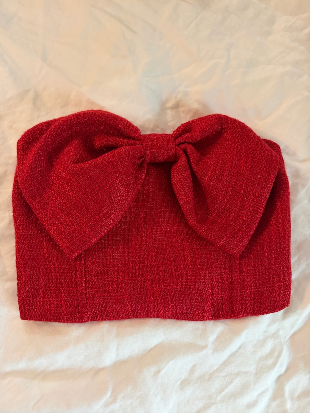 Altar'd State Red Bow Bandeau Hair Accessory